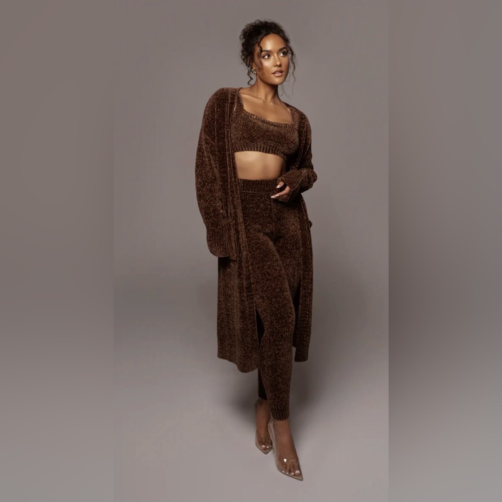 JluxLabel Brown Three Piece Set